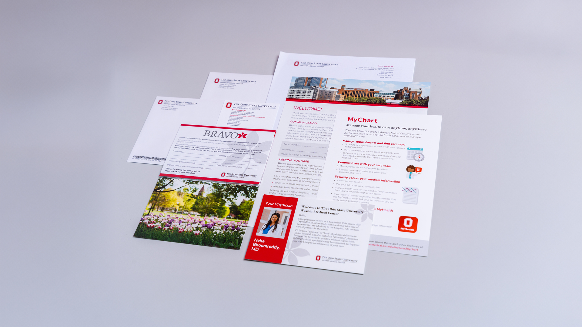 Assortment of print materials for The Ohio State University