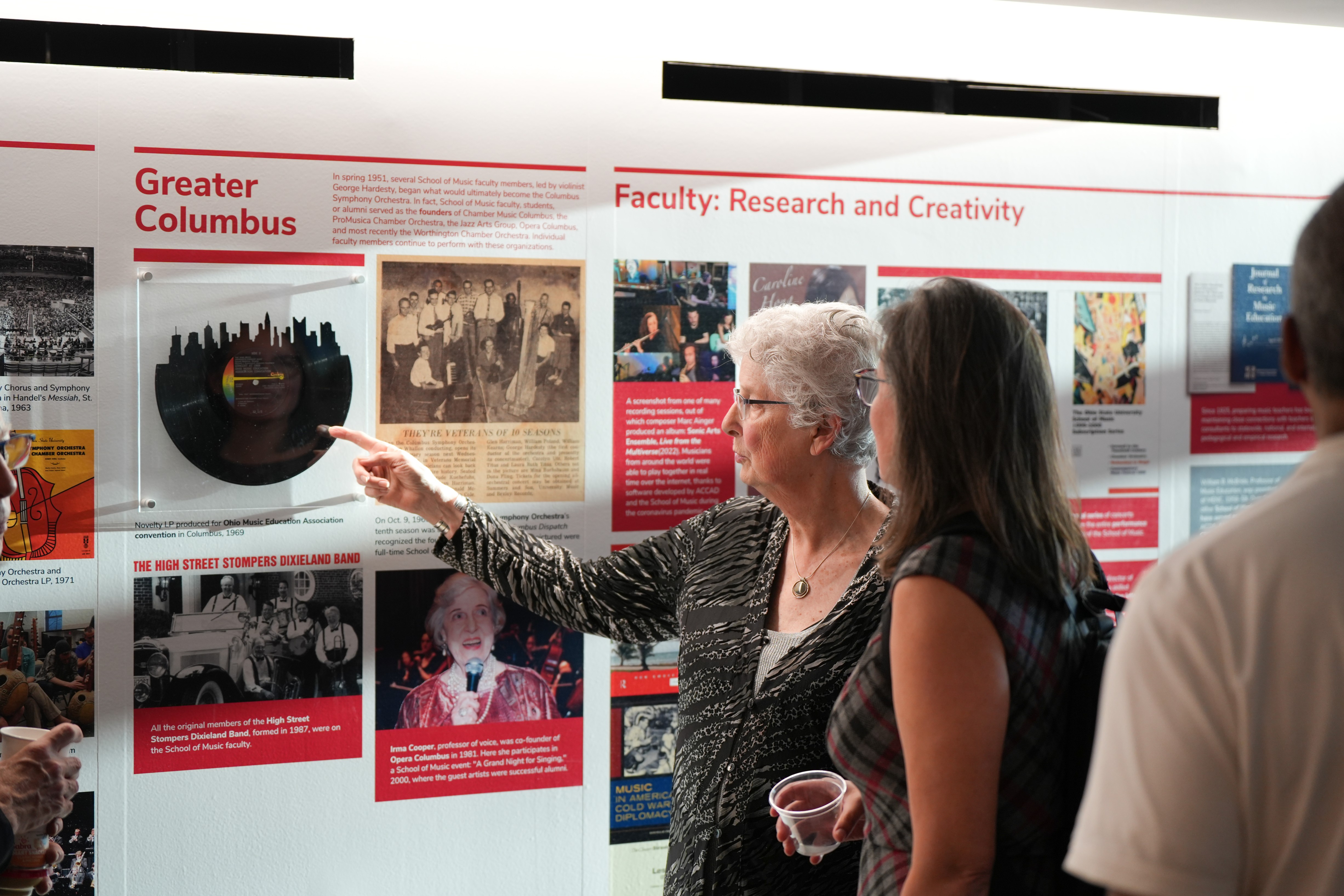 people viewing wall decal