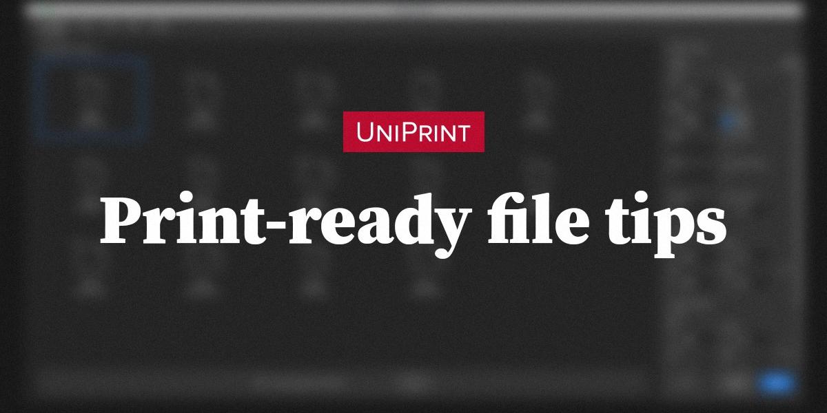 print-ready file tips